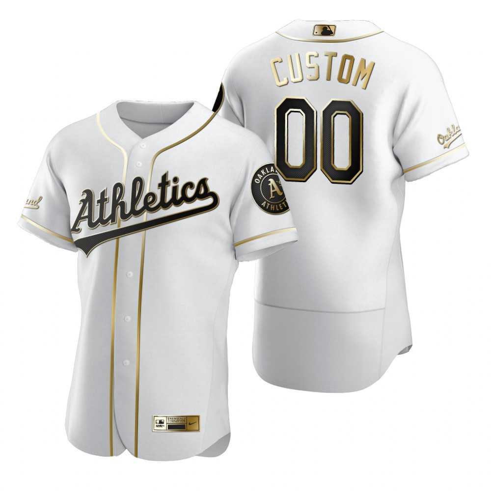 Oakland Athletics Customized Nike White Stitched MLB Flex Base Golden Edition Jersey,We sell and wholesale Oakland Athletics Customized Nike White Stitched MLB Flex Base Golden Edition Jersey on line form chian!